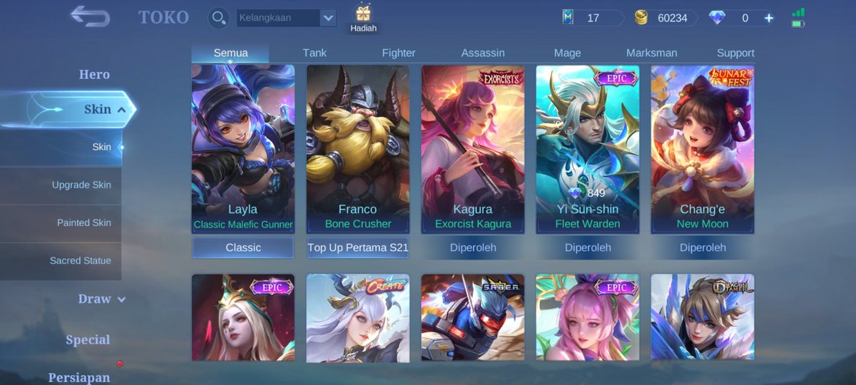 Keyz Store | Joki ML | Jual Akun ML tweet media