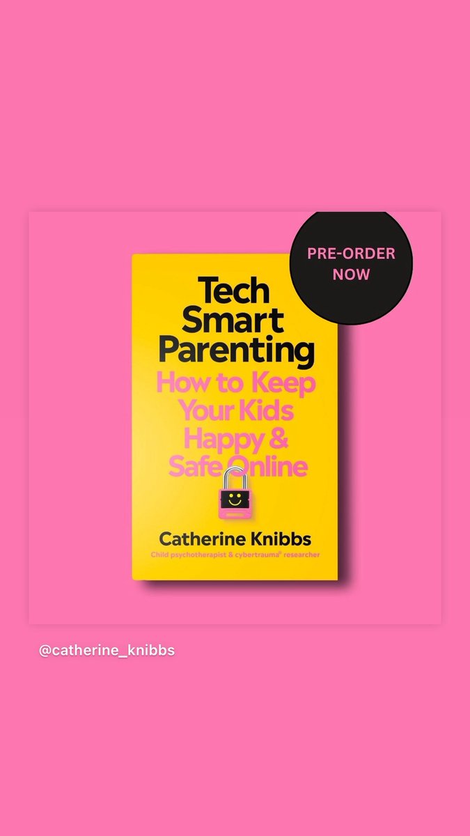 Dr Cath Knibbs (PhD) Online Harms & Psychotherapy tweet media