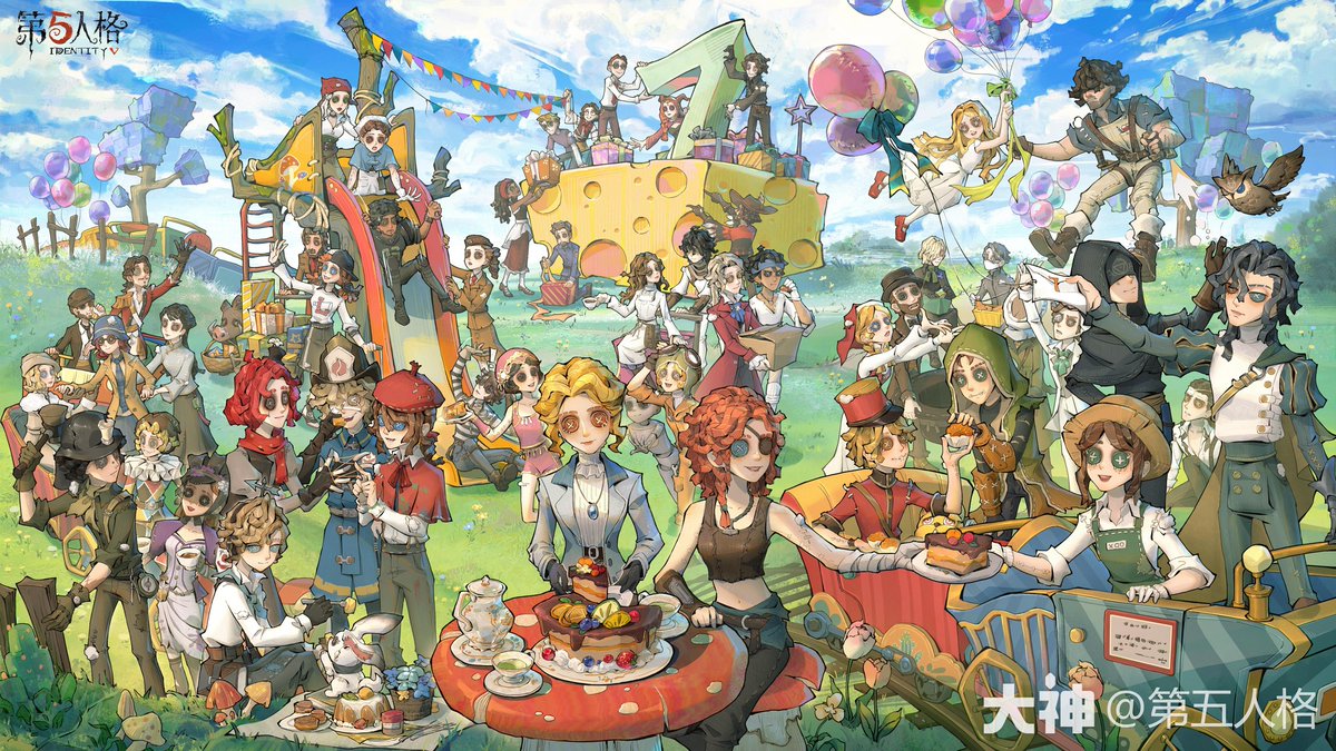 Chinese 7th Anniversary Official Art ] How are the Survivors