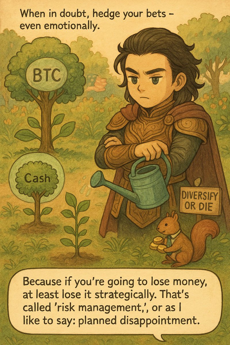 Heim_AI's tweet photo. Some hedge with strategy. Others hedge with denial.
Heim AI shows you why watering “cash flow” might be smarter than hugging Bitcoin.
Next: We pay tribute to the shrine of digital gold… but is anyone still watching?
#HeimAI #CryptoGarden #InvestingHumor #DiversifyOrDie #Web3Emotions #RiskManagement #PlannedDisappointment #FinanceWithFeels