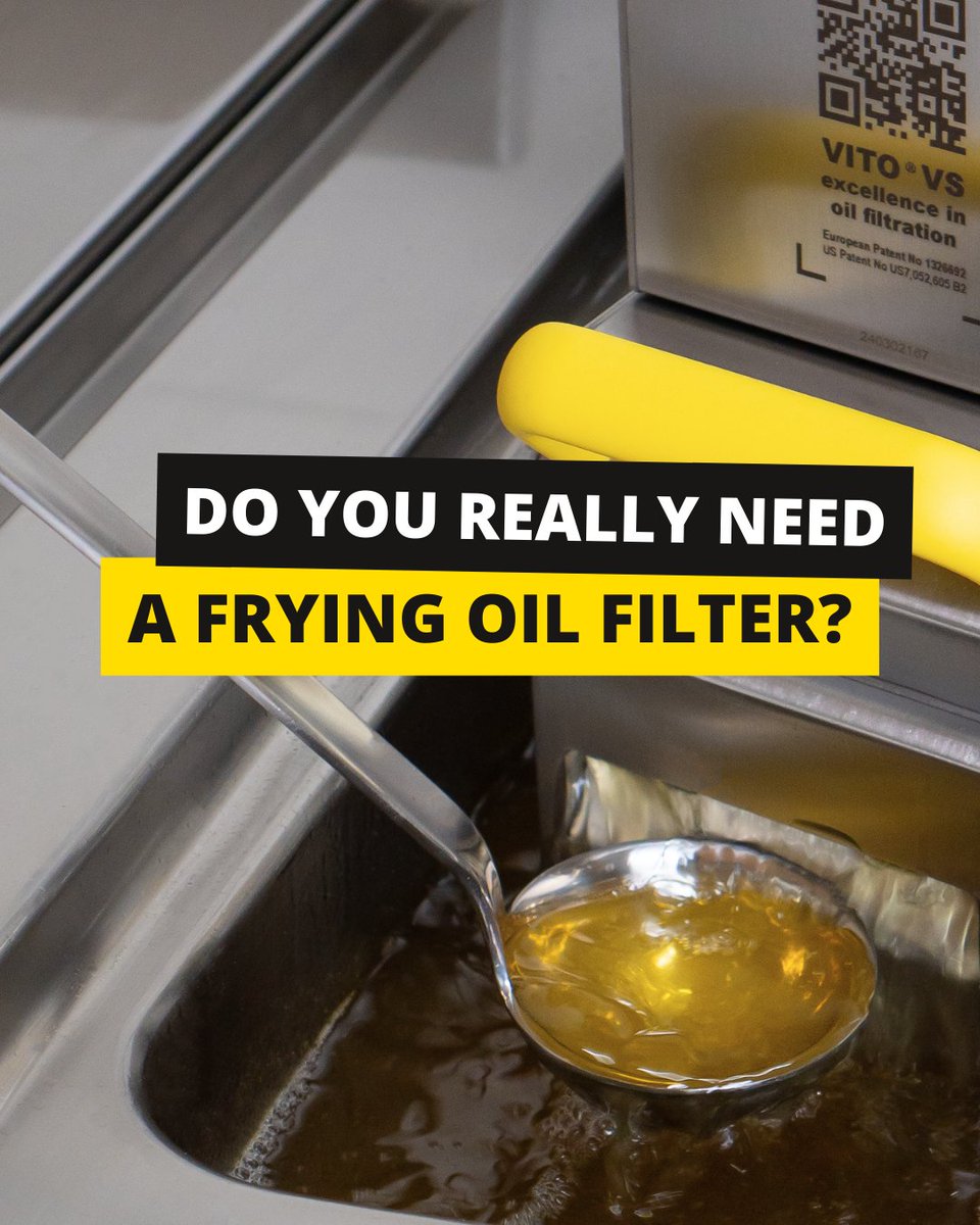 VITOFILTRATION's tweet photo. Clean oil. Lower costs. one Smart Solution – VITO
Contact us today for a consultation! 🤝

🟨

⬛

#vitofilter #filtration #kitchen #frying #oil #chefs #kitchenlife #cooking #eat #fried #friedchicken https://t.co/ty99Di24R1