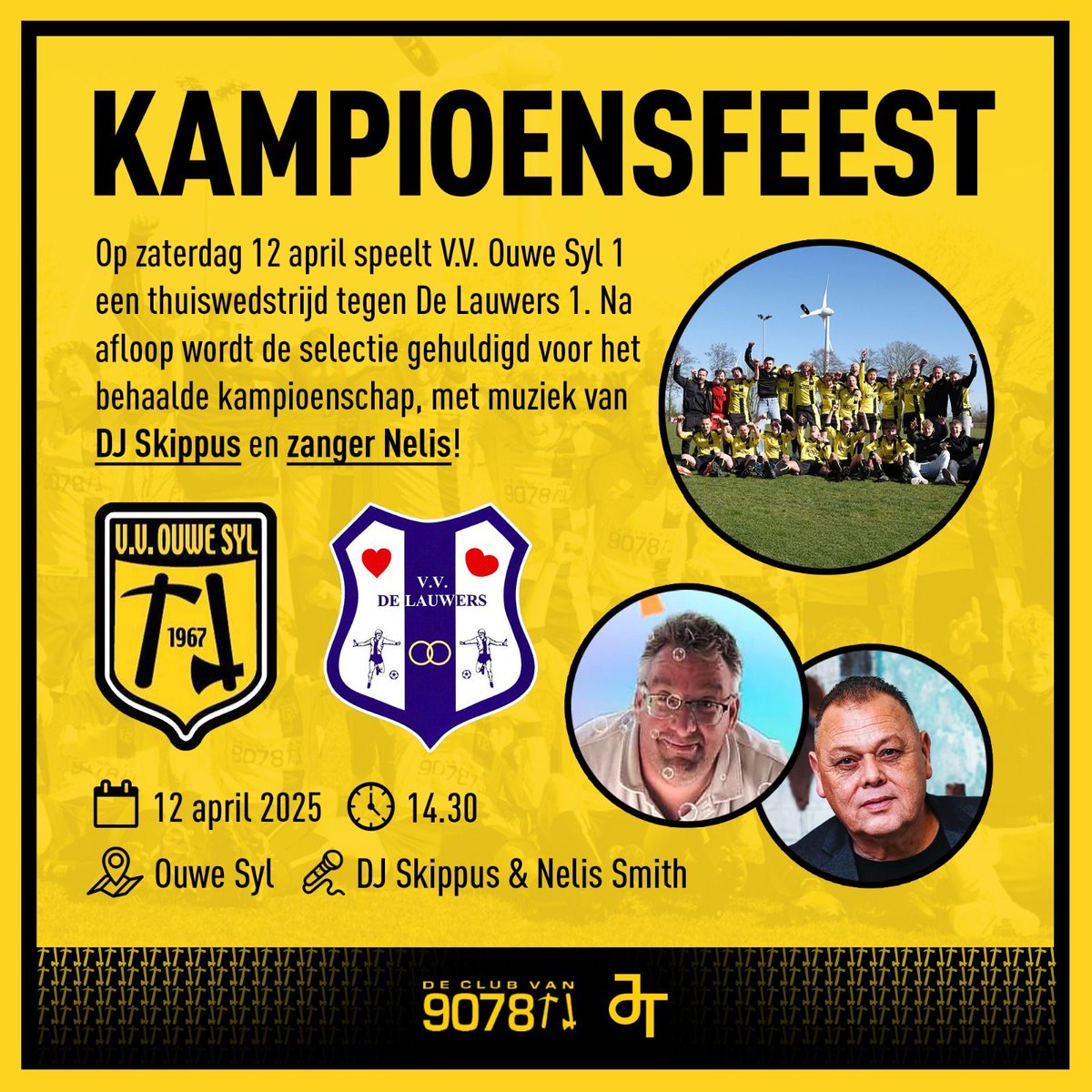 VVOuweSyl's tweet photo. Matchday!
Ouwe Syl 1 - De Lauwers 1
Aanvang: 14.30 uur https://t.co/mq5IrHISSN