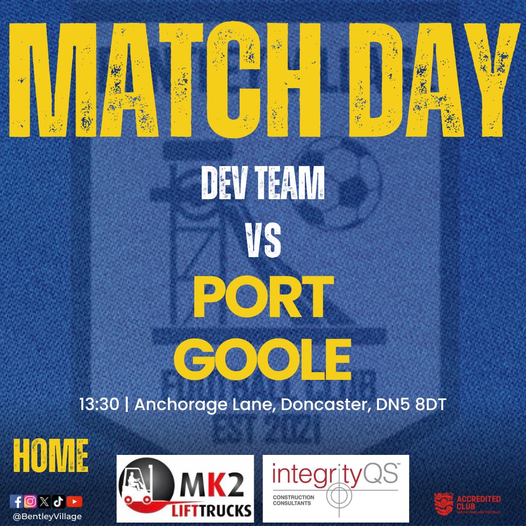 ✅⚽️ | Gameday

Development Team ➡️ League (16/16)

If you have a spare afternoon get yourself down and support the lads! 👍🏻👍🏻

#MonTheVillage