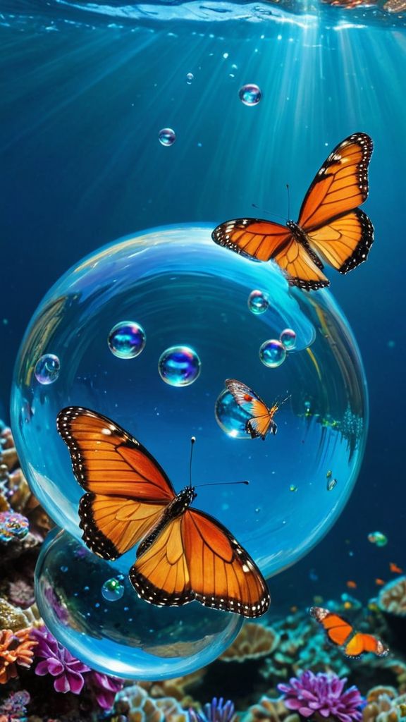 Imam_A_Siddique's tweet photo. @brukh60264 Greetings & gratitude for a prompt positively refreshing reply, most sincerely appreciated. Delighted to reciprocate your artistic, creative sentiment by sharing one of my own #Ai #AiAugmented #WorkInProgress inspired by the evolution of the Cocoon into a Butterfly-underwater! https://t.co/4lvOylciNu