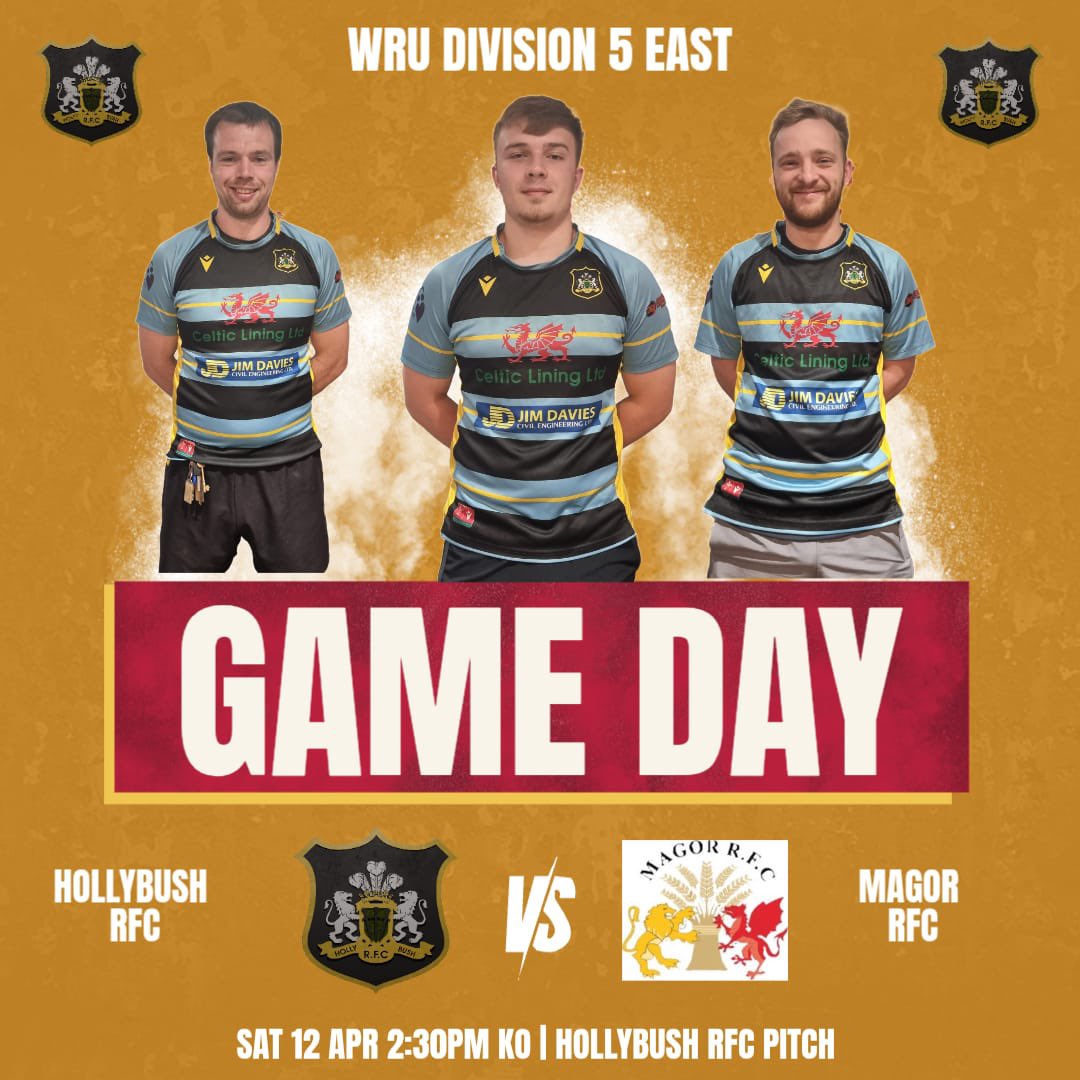 Penultimate game day of the season, it’s a lovely day for it too ☀️🏉

<a href="/Magor_rfc/">Magor RFC</a> 

Come down and support the bush 👏🙌

#Upthebush ⚫️🔶