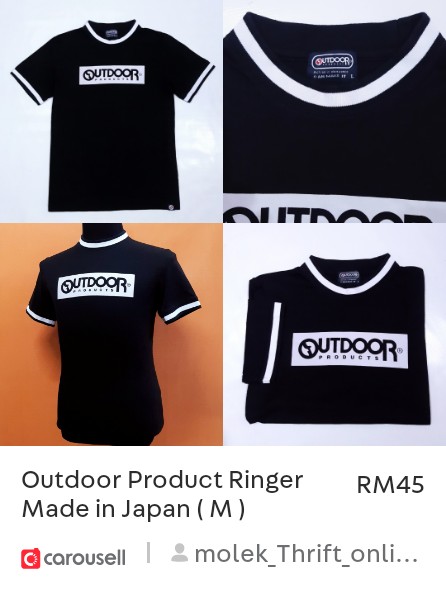 Molekbundle2's tweet photo. Check out 'Outdoor Product Ringer Made in Japan ( M )', available at RM45 on #Carousell: https://t.co/U87bEuAIXs https://t.co/8g3hogehtj