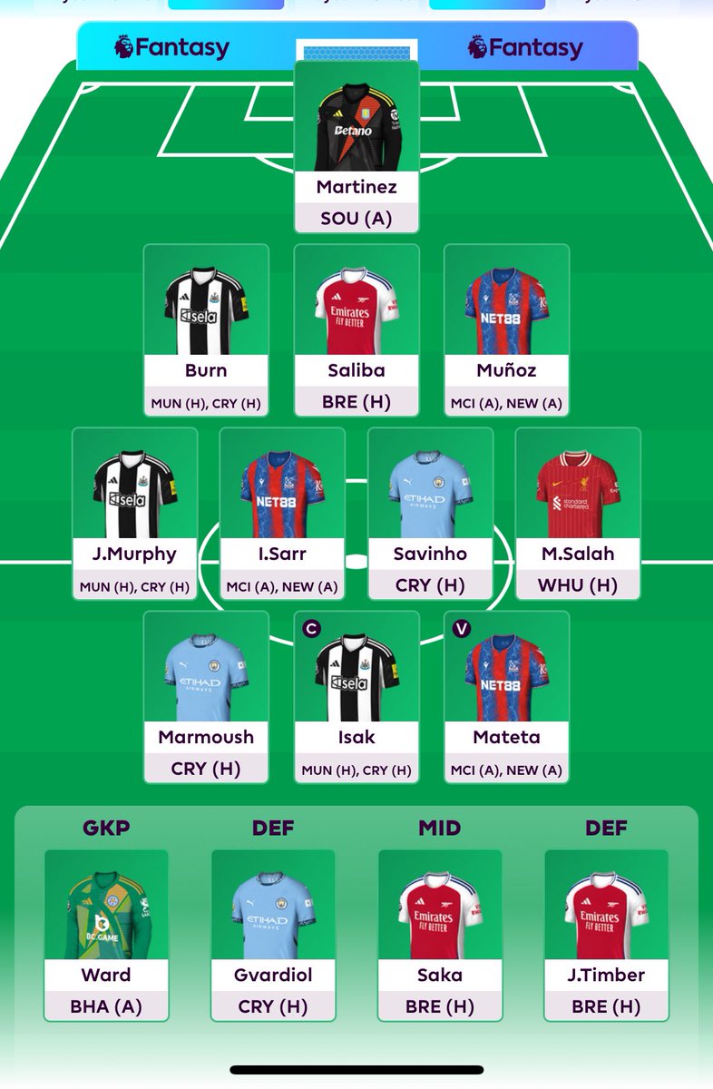 FplFlax's tweet photo. @LetsTalk_FPL No tc this week but both gvardiol and saka is tempting. Would you change anything? https://t.co/MnhxYdD7Jl
