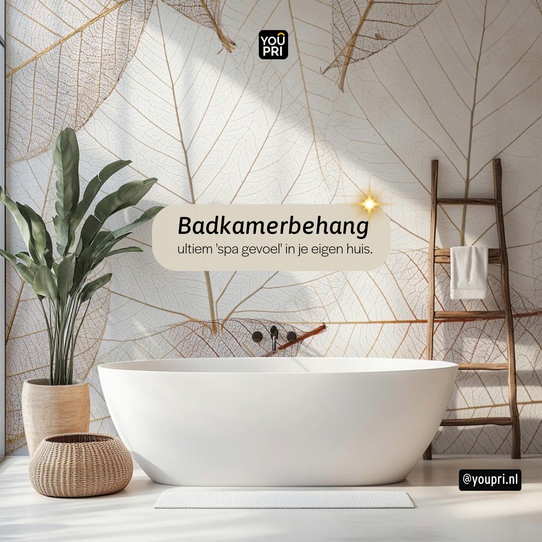 Badkamer verbouwen? Kies trendy Badkamerbehang en maak van jouw badkamer een echte spa! 

#badkamertrend #wooninspiratie #interieurstyling #gezelligthuis #bathroom #badkameridee #verbouwing #spring #youpri

youpri.nl/product/badkam…