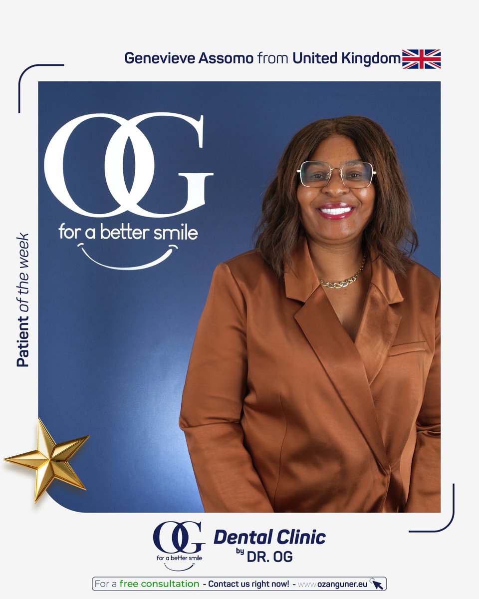 dtozanguner's tweet photo. Genevieve Assomo came to us all the way from the UK with one goal in mind: her dream smile. And in just 5 days, we made it happen! https://t.co/KU6ycftG3Z