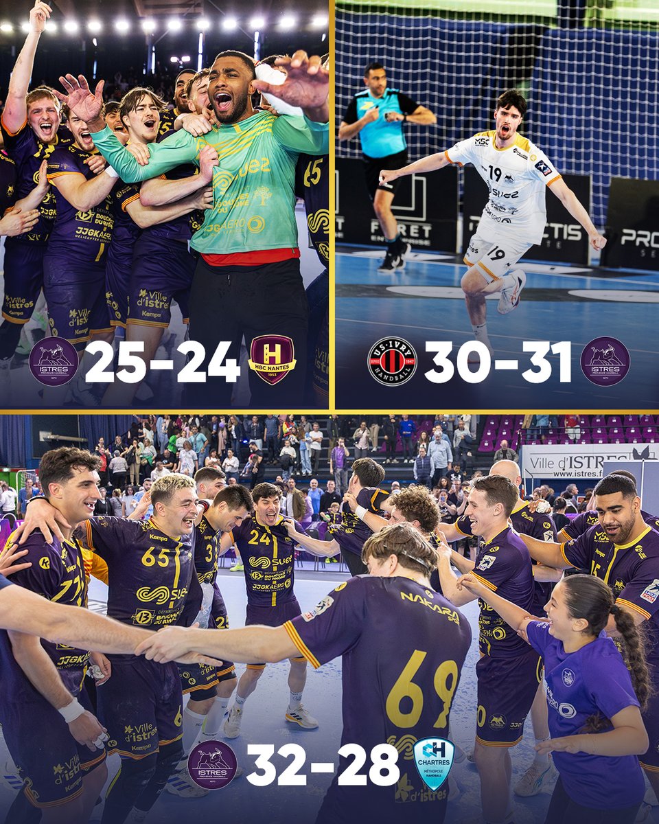 Istres enchaîne les victoires ! 💪

Troisième succès de rang pour les Istréens, dont un de prestige face à Nantes, et une 12ème place désormais occupée avec 17 points, juste devant leur adversaire de la veille : Chartres 🔥