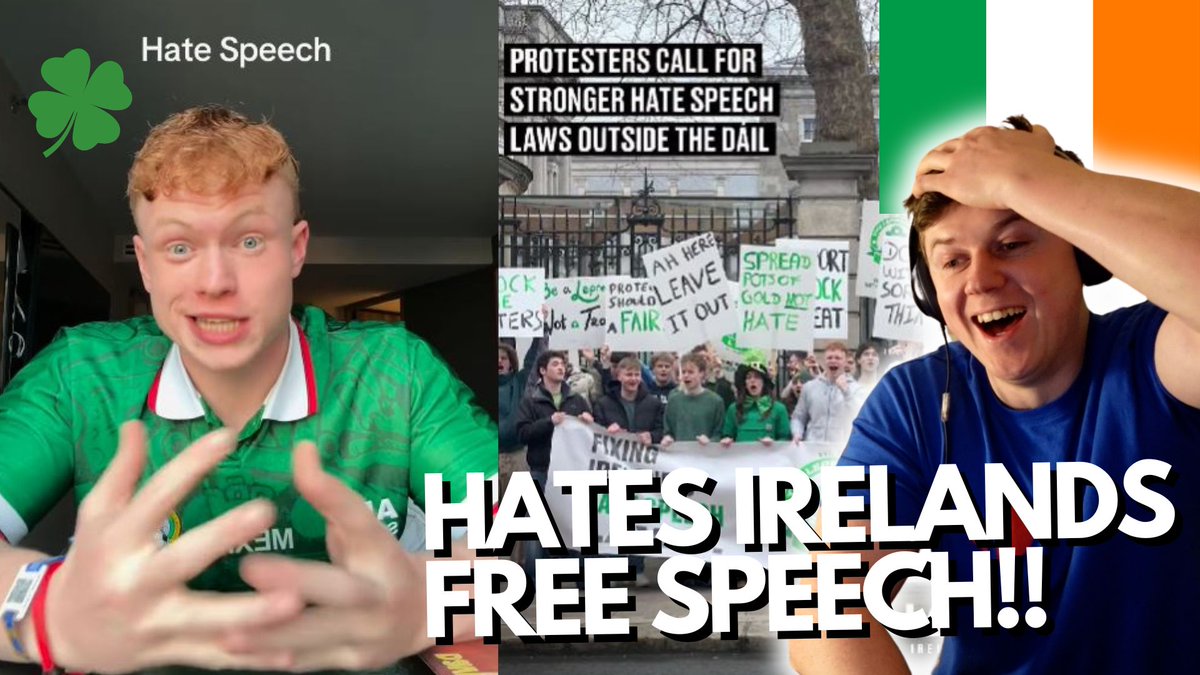 county_gains's tweet photo. https://t.co/X3SZ3rf5x4
James Doyle -"Protein Bor" DEMANDS 🇮🇪Irish Hate Speech Laws
#jamesdoyle #proteinbor #demands #ireland #irish #hatespeechlaw #irishreaction https://t.co/kG861HTTPh