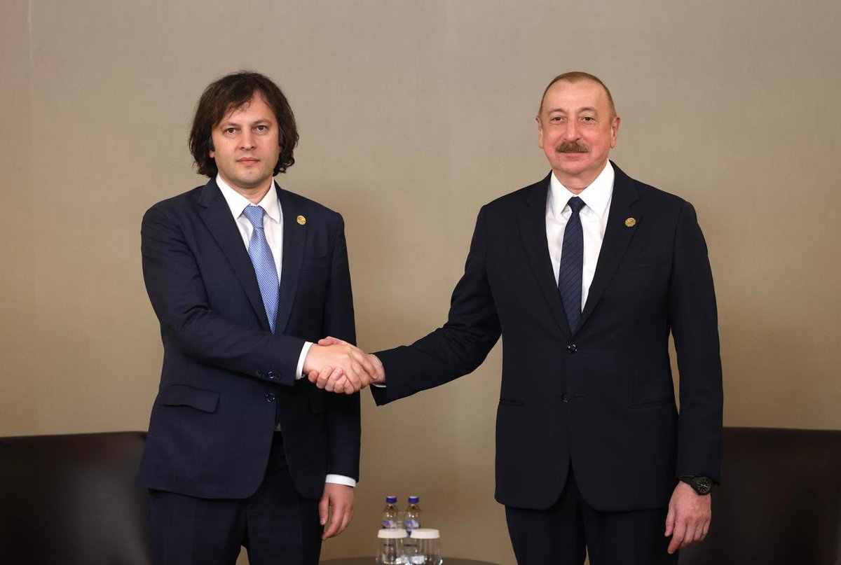 Irakli Kobakhidze (@pm_kobakhidze) on Twitter photo At ADF2025 🇹🇷, I met with <a href="/presidentaz/">Ilham Aliyev</a> 🇦🇿 to reaffirm the strong and growing strategic partnership between Georgia and Azerbaijan. We once again emphasized the positive dynamics in the development of the strategic partnership between our countries, as well as the prospects for At ADF2025 🇹🇷, I met with <a href="/presidentaz/">Ilham Aliyev</a> 🇦🇿 to reaffirm the strong and growing strategic partnership between Georgia and Azerbaijan. We once again emphasized the positive dynamics in the development of the strategic partnership between our countries, as well as the prospects for
