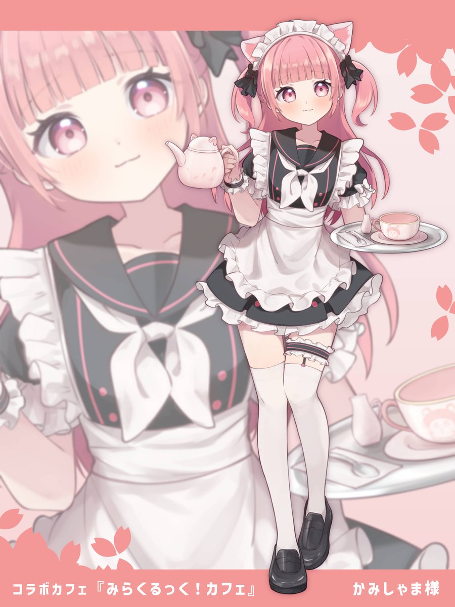 「コラボカフェ『みらくるっく!カフェ』 #スイートスプリングタイム vol.5 に」|きぃなきんのイラスト