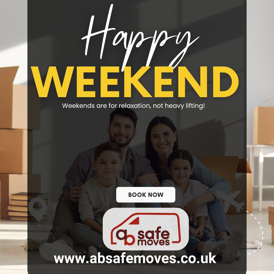 Absaferemovals's tweet image. 📦 Weekends are for relaxation, not heavy lifting!

🌐Visit our Website
absafemoves.co.uk/removal-servic…

#ABSafeMoves #WeekendMoving #WeekendRelocation #StressFreeMove #LetUsDoTheLifting #MovingMadeEasy #ProfessionalMoversUK