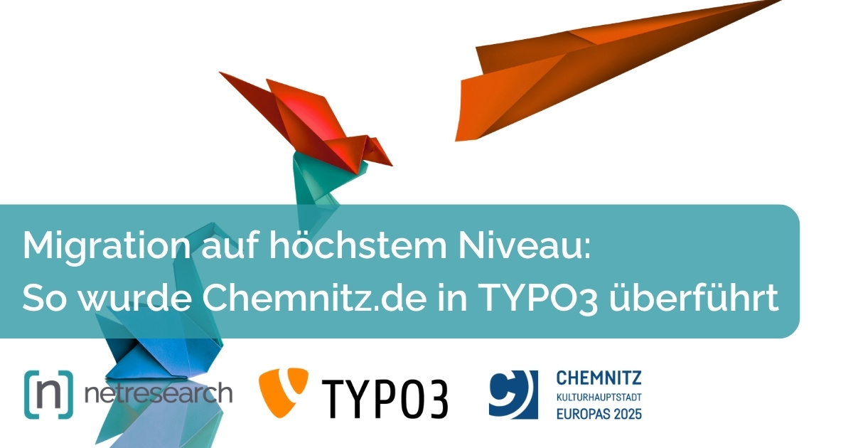 netresearch (@netresearch) on Twitter photo 🔄 #Migration auf höchstem Niveau: Die Neugestaltung der Website der <a href="/Stadt_Chemnitz/">Stadt Chemnitz</a> in TYPO3 ☑️ 16.000+ Dokumente ☑️ 80 GB Mediendaten und ☑️ automatisierte Prozesse für die #Kulturhauptstadt2025
👉 Mehr dazu im Blog:
netresearch.de/blog/migration…
#Netresearch #TYPO3 #Chemnitz 🔄 #Migration auf höchstem Niveau: Die Neugestaltung der Website der <a href="/Stadt_Chemnitz/">Stadt Chemnitz</a> in TYPO3 ☑️ 16.000+ Dokumente ☑️ 80 GB Mediendaten und ☑️ automatisierte Prozesse für die #Kulturhauptstadt2025
👉 Mehr dazu im Blog:
netresearch.de/blog/migration…
#Netresearch #TYPO3 #Chemnitz