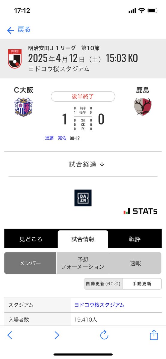 HelloArrowHello's tweet image. 鹿島敗戦！
アビスパ暫定1位死守！！
#avispa #アビスパ福岡