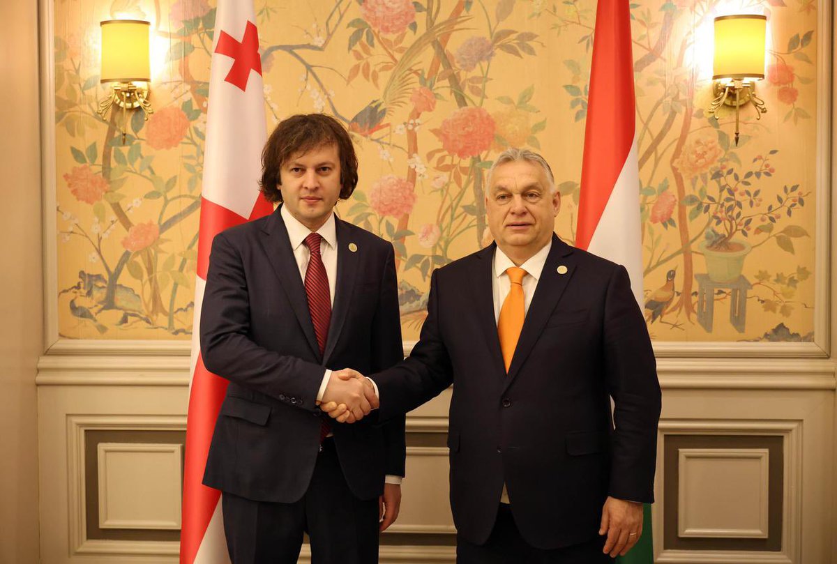 Irakli Kobakhidze (@pm_kobakhidze) on Twitter photo At ADF2025 <a href="/AntalyaDF/">Antalya Diplomacy Forum</a>, I had the privilege of meeting with the Prime Minister of 🇭🇺, H.E. Viktor Orbán <a href="/PM_ViktorOrban/">Orbán Viktor</a>. We emphasized the importance of deepening our bilateral cooperation and reaffirmed our readiness to foster a partnership aimed at strengthening our political At ADF2025 <a href="/AntalyaDF/">Antalya Diplomacy Forum</a>, I had the privilege of meeting with the Prime Minister of 🇭🇺, H.E. Viktor Orbán <a href="/PM_ViktorOrban/">Orbán Viktor</a>. We emphasized the importance of deepening our bilateral cooperation and reaffirmed our readiness to foster a partnership aimed at strengthening our political