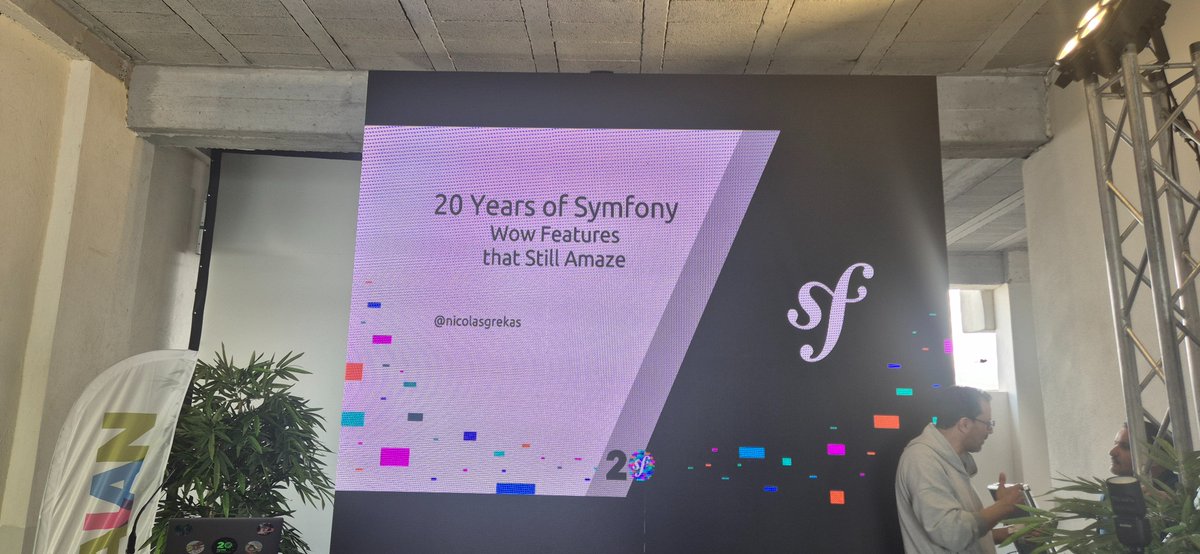 SymfonyTunisia's tweet image. C’est parti pour 🚀 Symfony Meetup à Tunis 🎉
Des talks, du code, une communauté en or.
On est prêt, et vous ?
#Symfony #SymfonyCommunity #SymfonyTN #Meetup #DevCommunity #TechEvent