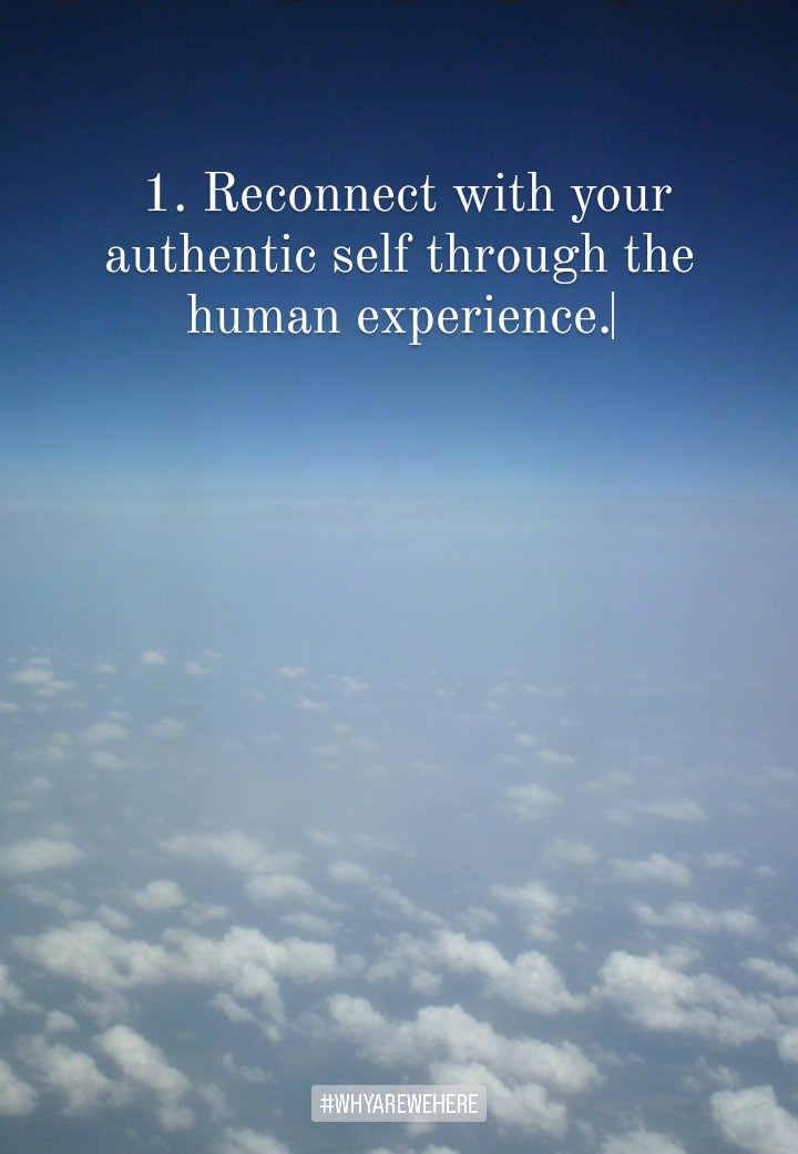 Anna_Christina_'s tweet photo. 1. Reconnect with your authentic self through the human experience.
#whyarewehere https://t.co/tjzvmfYFTo