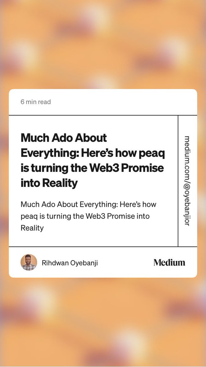 0xroyaltyy's tweet photo. The Web3 concept has come under fire about its practicality.

In my new Medium post, I argue that DePIN is the perfect execution of Web3 and highlight @peaq’s role.

Have a read 👇🏽🔗

https://t.co/JbbLVVqDAl https://t.co/egYmHcQy5O