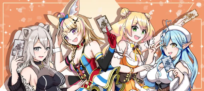 今回参加したねねちゃんの海外応援イベントは、3月をもって一区切りとなりました ポルカをテーマにした装飾用イラストの一部を担当させていただきました リスナー同士で集まって楽しめるのが、やっぱり一番嬉しいことですね #ねねアルバム #絵まる #ししらーと #らみあーと