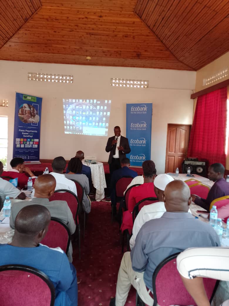 SurepayLimited's tweet photo. The ECObank-SurePay workshop currently taking place at Agip Motel in Mbarara, with a focus on streamlining and transforming school fees payments for both ECObank-SurePay clients in the western region. #ECObank #SurePayWorkshop https://t.co/JhMnCtioy8