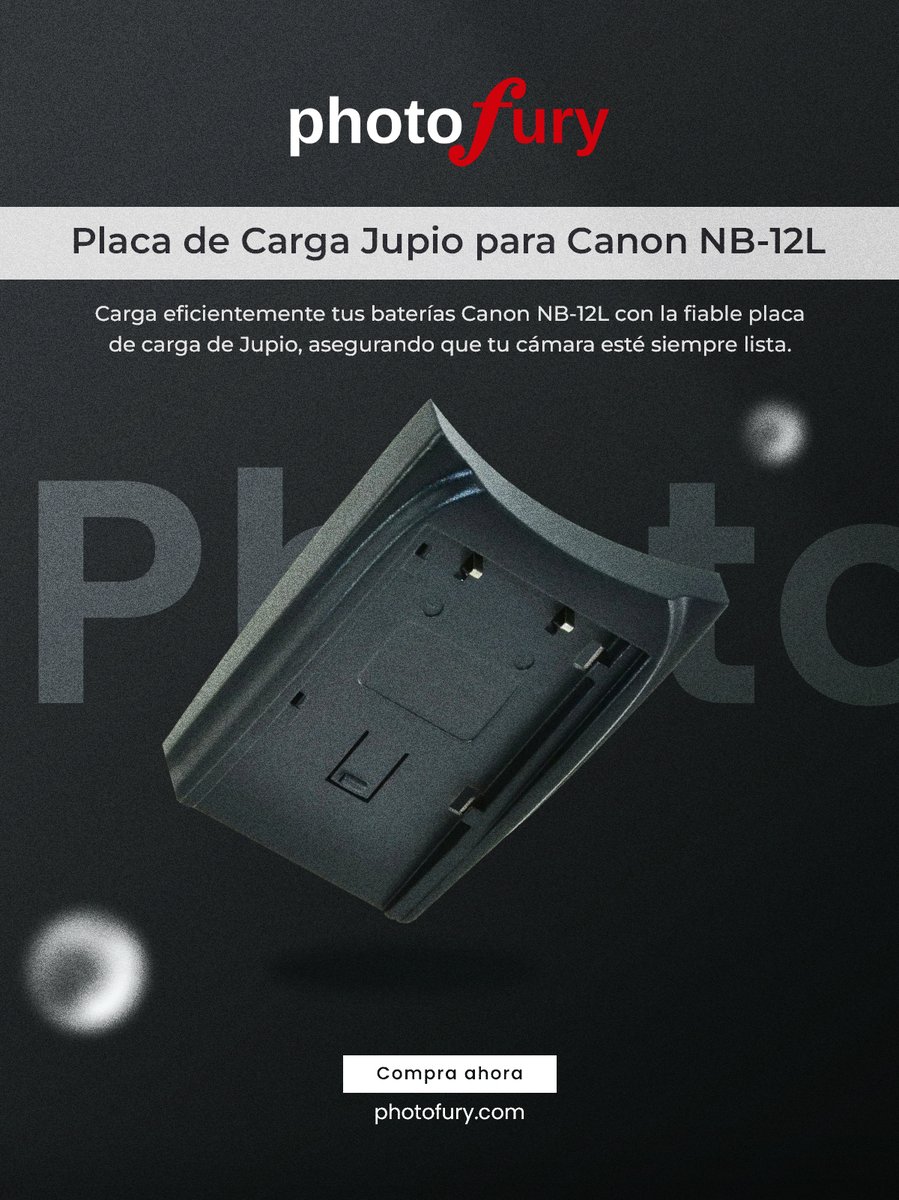 photofury's tweet photo. Mantén tus baterías Canon NB-12L listas con la eficiente y confiable placa de Jupio.
 🔗 Link: https://t.co/dPJYlh3Sps
 #CanonNB12L #CargadorJupio #AccesoriosFotografía #CargaEficiente #FotografíaCanon #EquipoFotográfico #PlacaDeCarga https://t.co/5ZYi1B2eSK