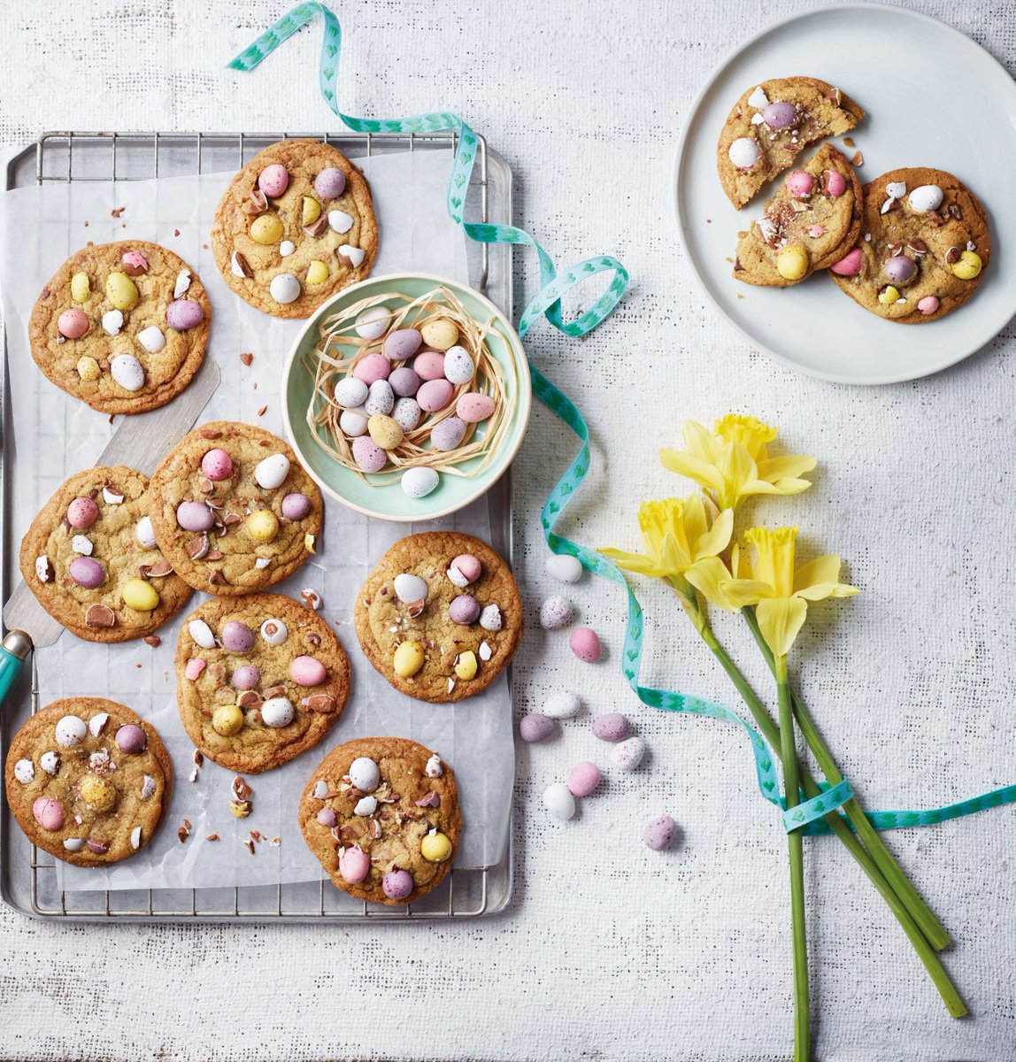 Baking fun for the whole family this Easter! These cookies are an Easter favourite of ours and a great way to get the kids involved in the kitchen. If mini eggs aren't your thing, simply swap them for milk, white, or dark chocolate chips. 

trewithendairy.co.uk/recipes/easter…