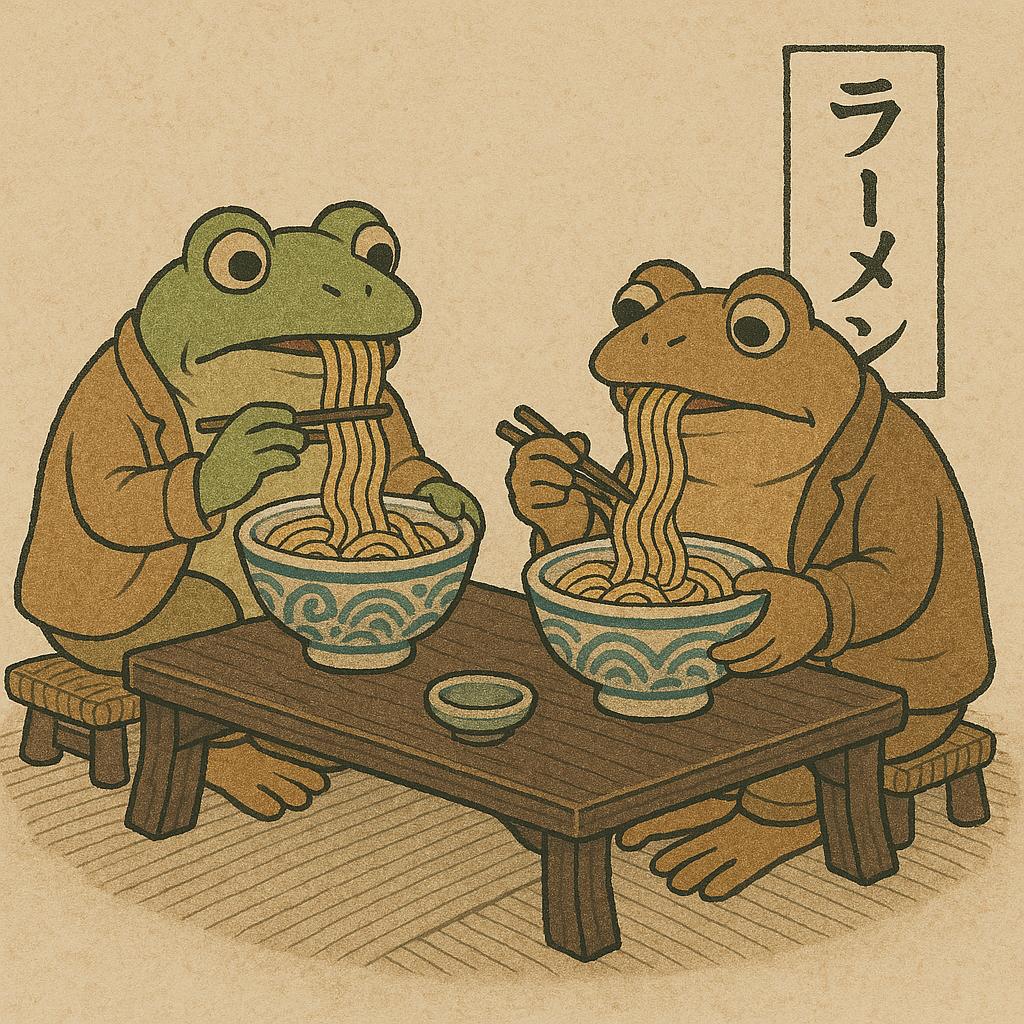 frogandtoadbook's tweet photo. 🍜🐸 https://t.co/YccmUxBSy0