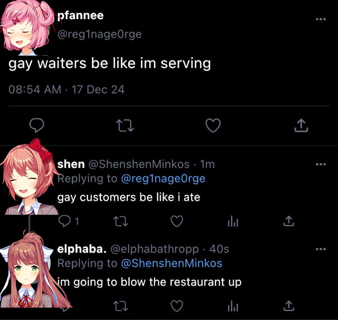 DDLC as random images 🍉 tweet media