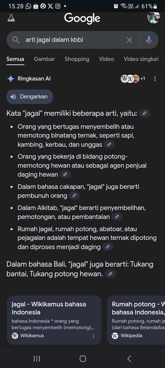 aunakyk's tweet photo. @tewi91 @hawrrukiiee @hnirankara Sdngkn arti jagal sendiri kayak gini 🤣 https://t.co/zDqM9vDgA1