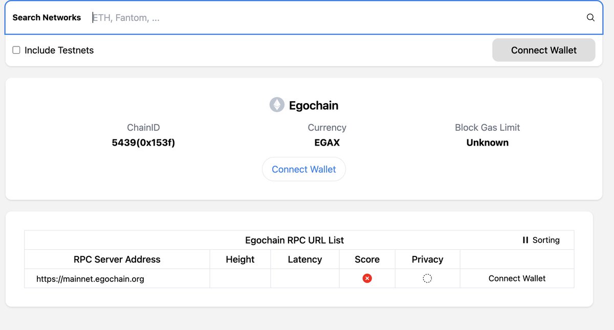 Egochain tweet media