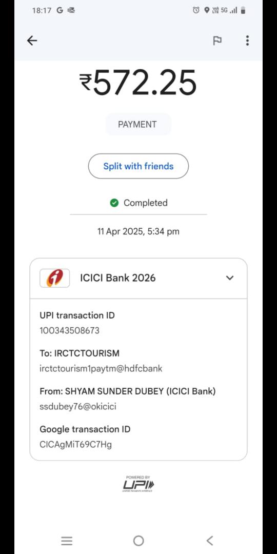 _ssdg_'s tweet photo. @IRCTCofficial , I have tried to book ticket, amount has been deducted from my account but ticket not generated.Neither did I receive any confirmation from IRCTC nor was my money refunded. Is this also a type of scam? @irctc_app  , @irctcloginpage https://t.co/B9ITsY3P2Q