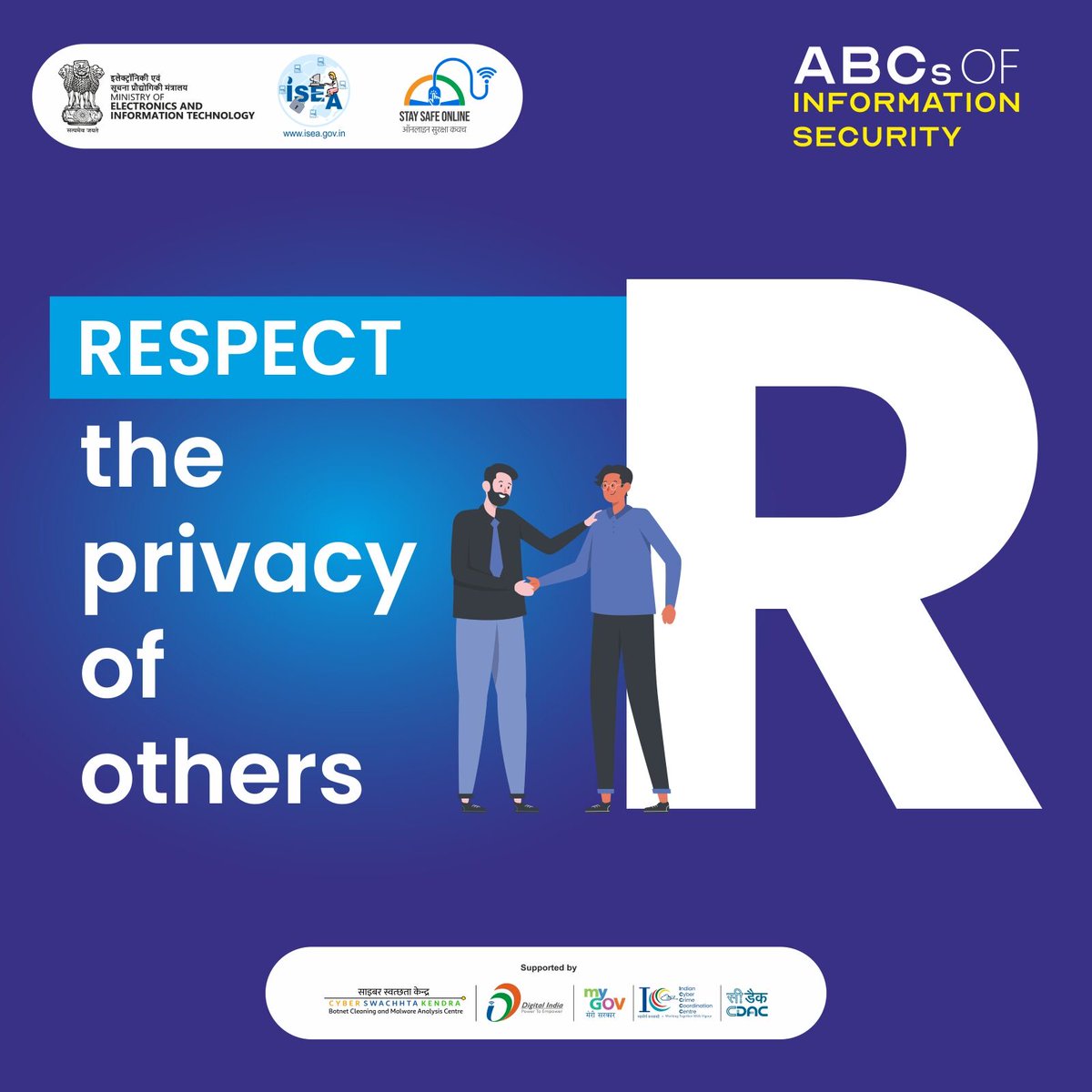 SSOIndia's tweet image. #ABCsOfCyberSecurity
Respect others&apos; privacy — online and offline. 🔐

#RespectPrivacy #PrivacyMatters #DigitalRespect #OnlineEtiquette #CyberRespect #DataPrivacy #MindYourClick #RespectBoundaries #ThinkPrivacy #CyberSafety #OnlinePrivacy #InfoSecurity #DigitalEtiquette…