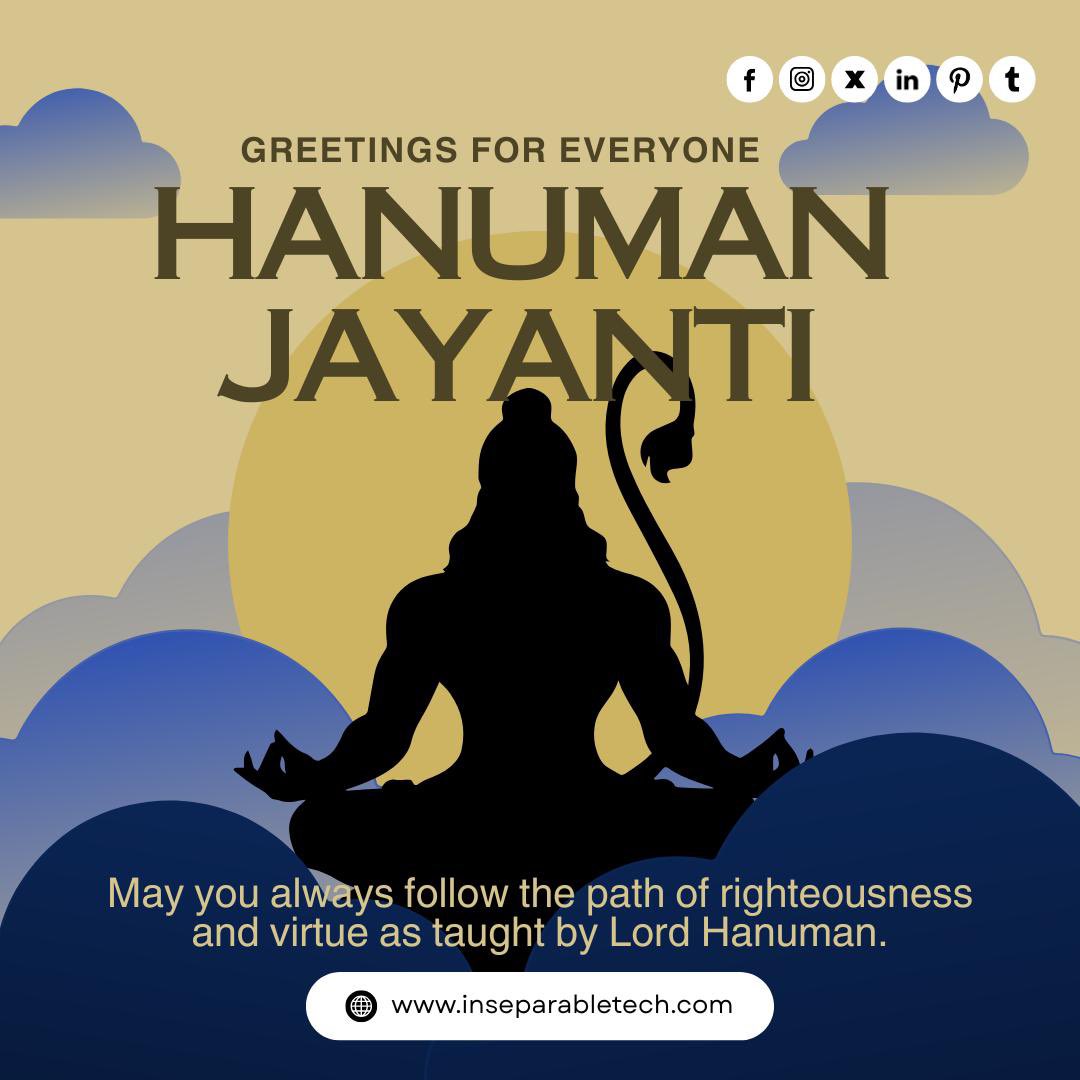 inseparabletech's tweet photo. May you always follow the path of righteousness and virtue as taught by Lord Hanuman. 🙏💫🛕
.
Lord Hanuman, Devotion, Hanuman Blessings, Hindu Spirituality, Hanuman Bhakti, Divine Guidance
.
#LordHanuman #HanumanBlessings #HanumanBhakti #JaiHanuman #RamBhaktHanuman https://t.co/9yKlBKWIJS