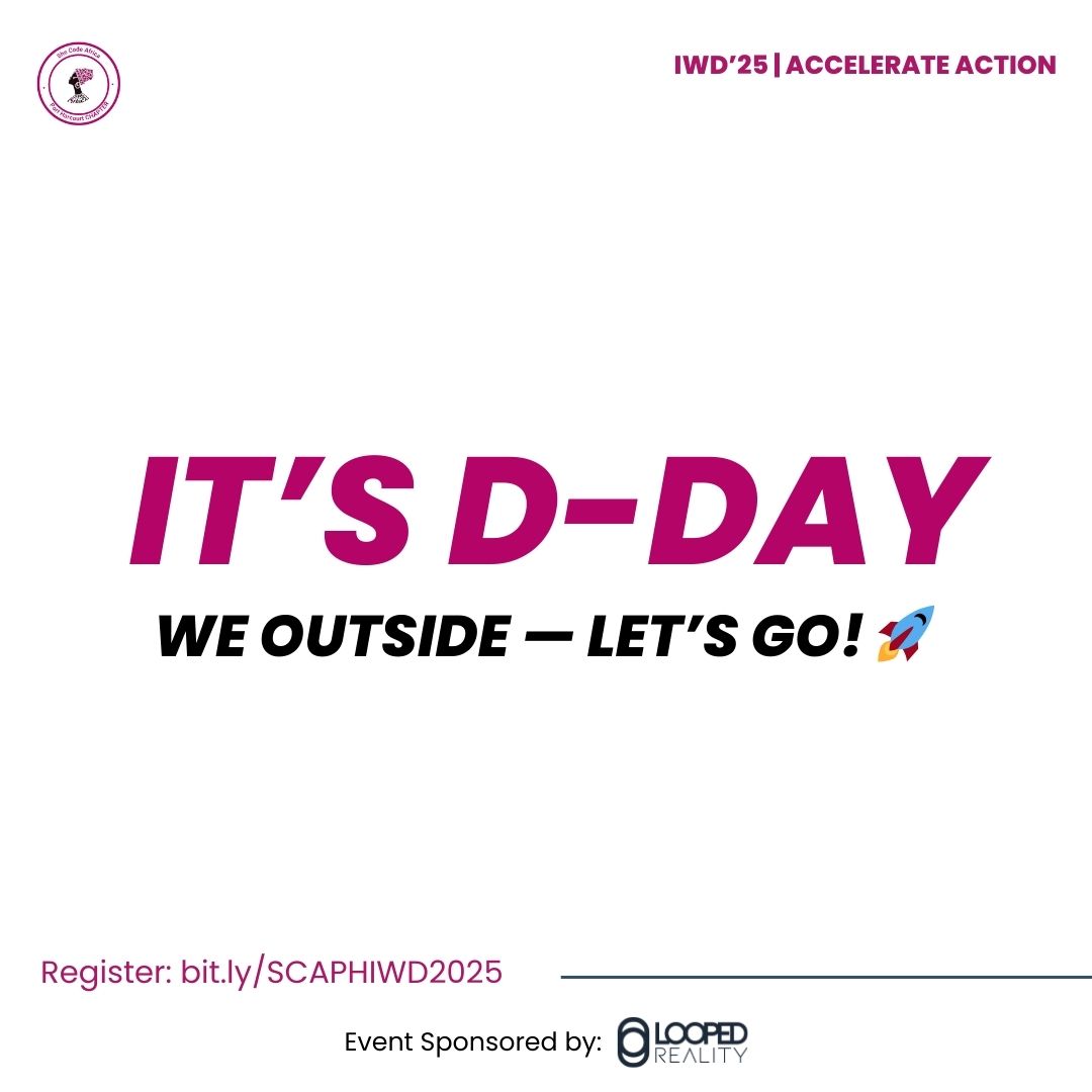 SCAportharcourt's tweet photo. No more countdowns - the moment is HERE!

The energy? Unmatched. The lineup? Insane. The vibe? Undeniable.

If you’ve registered, this is your sign to pull up in your power suit (or sneakers!) and be ready for networking,  games, and unforgettable moments
#IWD #SCAPH #WeOutside https://t.co/7KklbgXN6M