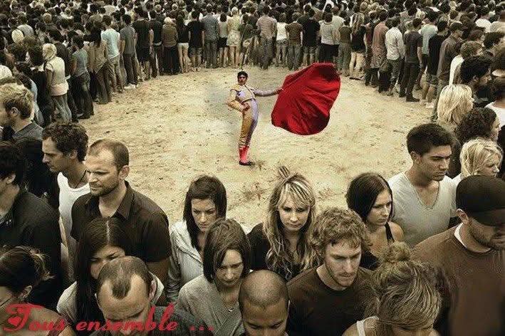 AdeaClaude's tweet photo. Tu es contre la CORRIDA ? 
Tu as compris le message de cette photo ? 
ALORS PARTAGES LA !!! https://t.co/1VITvC0pT3