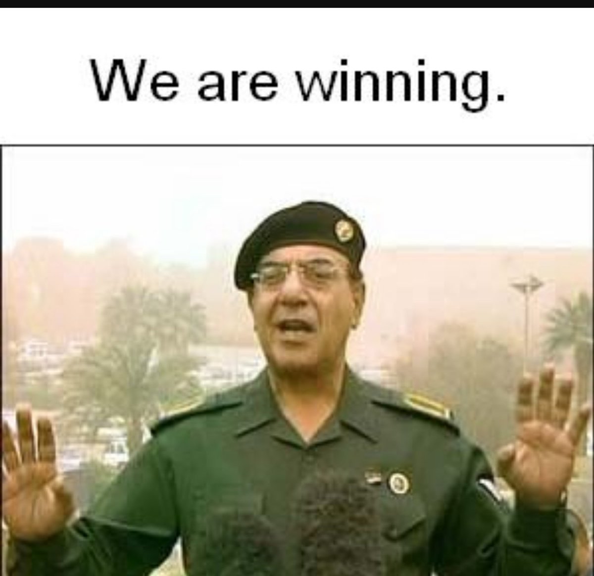CraigDAlfa's tweet photo. @mayamayaz66 @KingLagoswa @BRICSinfo More like Comical Ali https://t.co/5toORDDiEd