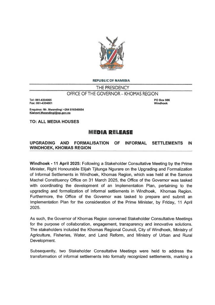 khomasregionalcouncil tweet media