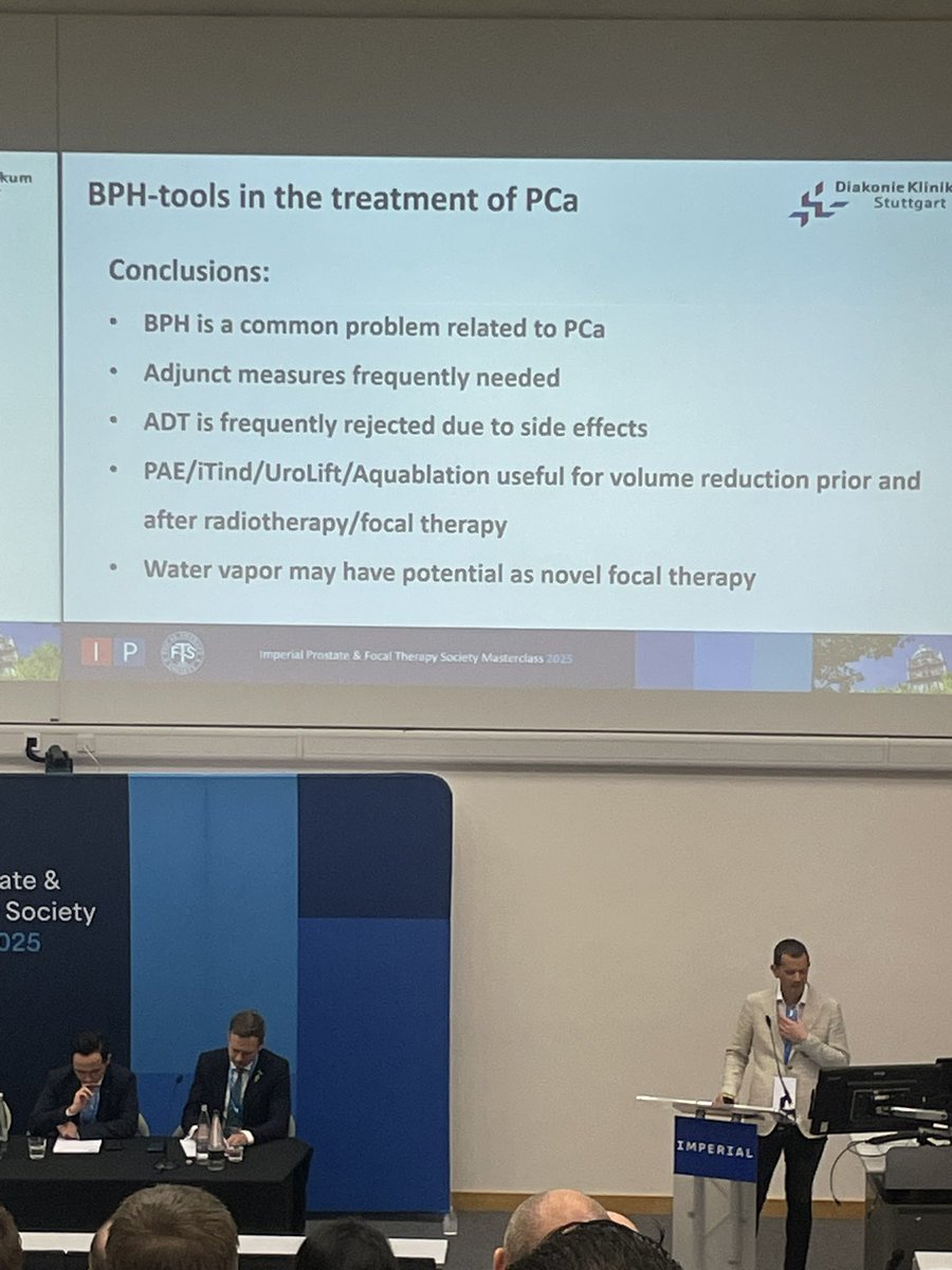 Lucas Regis (@dr_lregis) on Twitter photo Brilliant practical session on urinary symptoms in #ProstateCancer by Dr Schwentner:
Exploring options for PCa patients with significant voiding issues…
Think BPO/BPH surgery plus #FocalTherapy
<a href="/IP_London/">Imperial Prostate</a> <a href="/FocalSociety/">Focal Therapy Society</a>
#ipftsmasterclass25 Brilliant practical session on urinary symptoms in #ProstateCancer by Dr Schwentner:
Exploring options for PCa patients with significant voiding issues…
Think BPO/BPH surgery plus #FocalTherapy
<a href="/IP_London/">Imperial Prostate</a> <a href="/FocalSociety/">Focal Therapy Society</a>
#ipftsmasterclass25