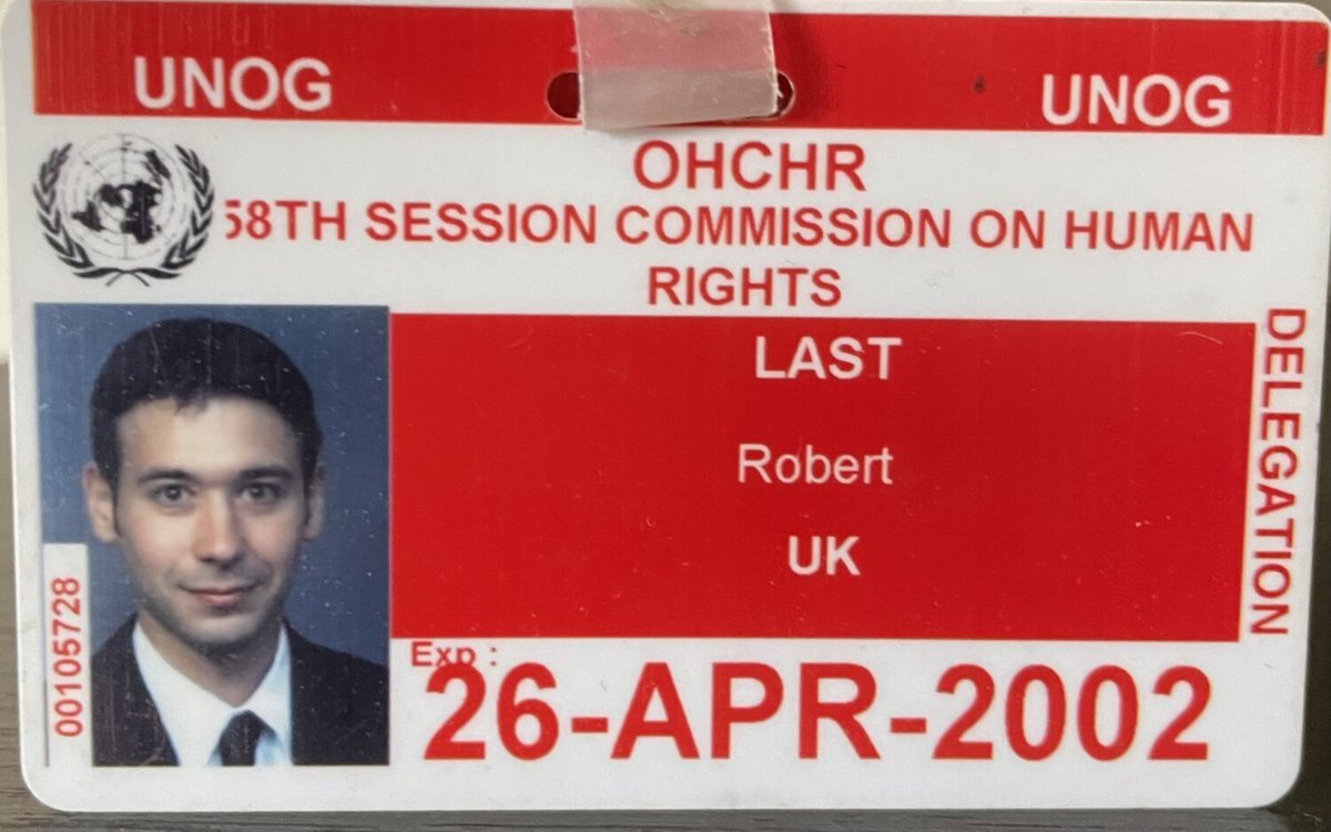UKMissionGeneva's tweet photo. #HRC58 wrapped last week; an apt time to reflect on the 58th Commission on Human Rights in 2002. 

Our Head of Human Rights, Bob Last, recollects the work of the old Commission and sees that staying the course was, and is, essential.

Read his blog👇👀 

https://t.co/Zl3oHEUWYf https://t.co/uZospgfsux