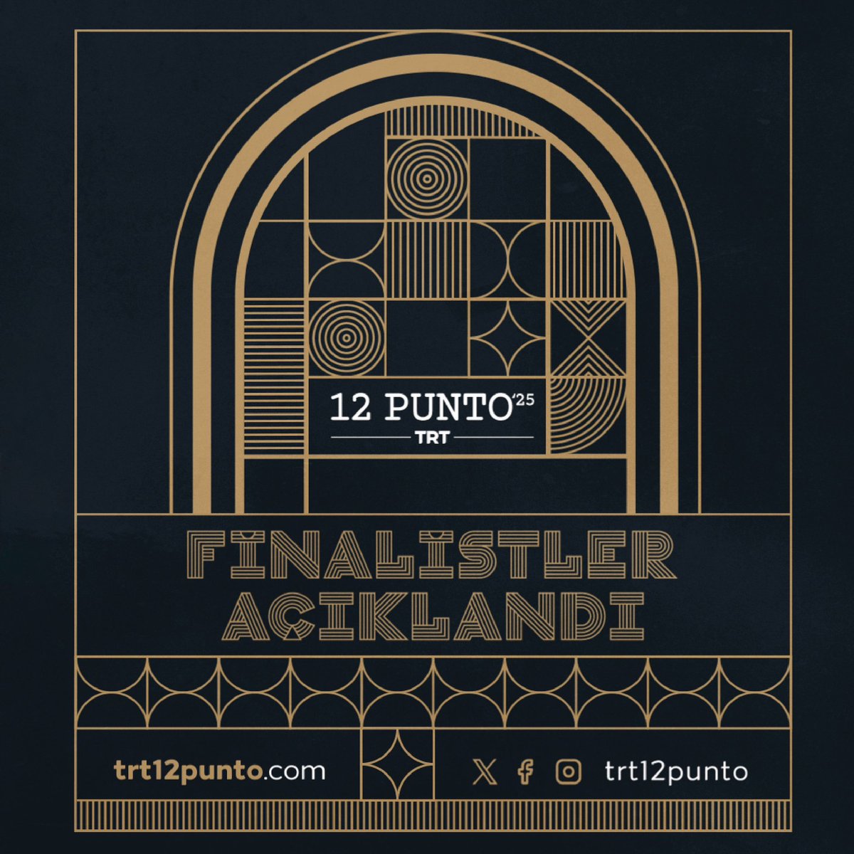 Beklenen gün geldi! ✨

TRT Sinema tarafından bu yıl 7’ncisi düzenlenecek olan Türkiye’nin en büyük senaryo geliştirme ve ortak yapım platformu #12Punto2025'in uzun metrajlı film kategorisinde finale kalan 12 proje ve TRT Kısa Film Yapım Ödülü kazanan projeler belirlendi. ✍️

12