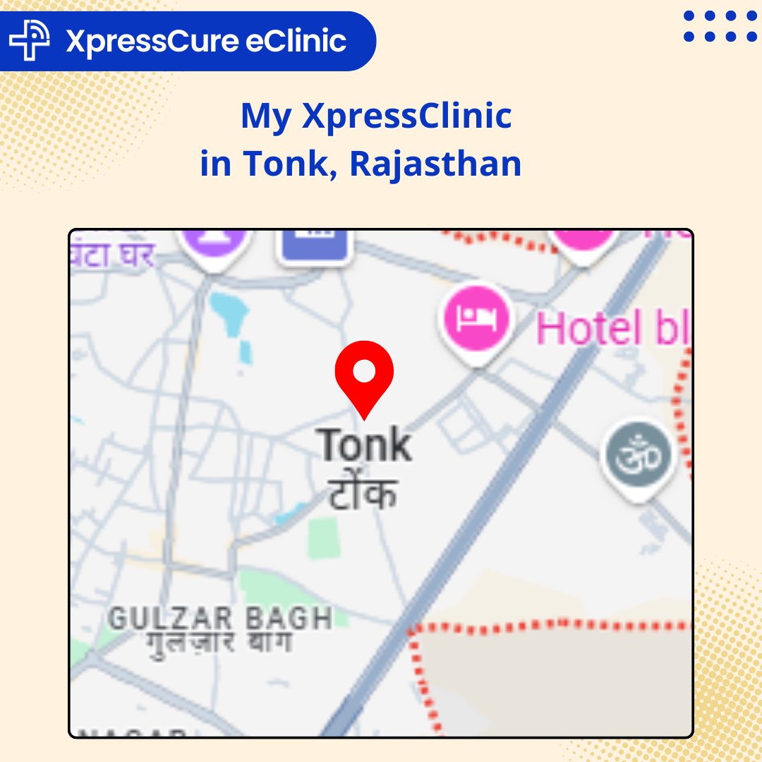 XpressCure's tweet photo. Instant Doctor Consultation Service Available at Tonk, Rajasthan 
#XpressCure #Telemedicine #InstantDoctor #HarClinicAbEClinic #Tonk #Rajasthan https://t.co/lYxIpFCueD