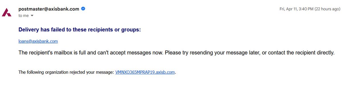 shaileshbelose's tweet photo. @AxisBank @AxisBankSupport Trying to connect with emergency request but always getting this reply. Not sure why such cheap things happened from giant financial banks. Please do needful by considering this my humble request. https://t.co/ozl2PNhzca