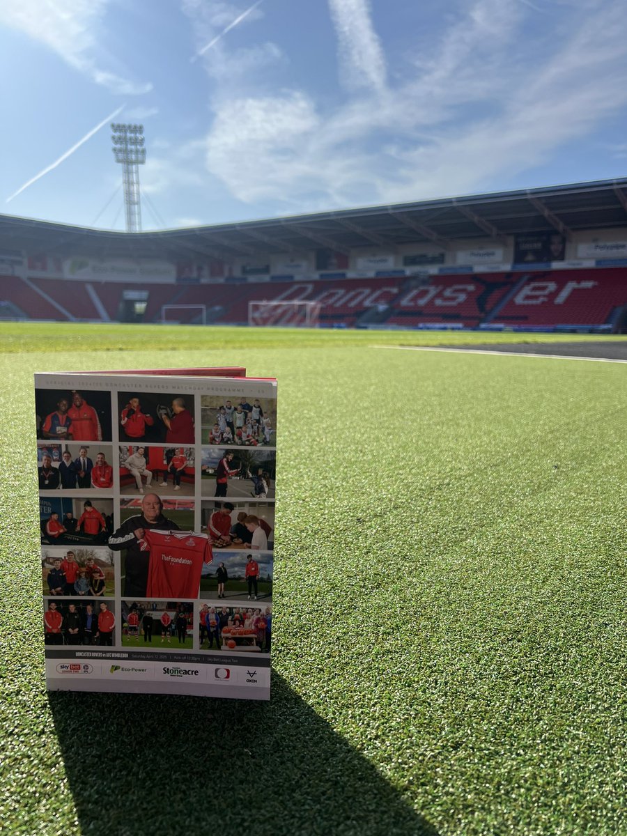 ClubDFoundation's tweet photo. Make sure to grab yourself a copy of the @drfc_official matchday programme!

Featuring photos from a range of player engagements from this season &amp; the legend, Eric Randerson on the front, along with news articles &amp; a few words from Foundation CEO @MrJohnDavis ❤️

#CommunityDay25 https://t.co/m9wOO9ZfTy