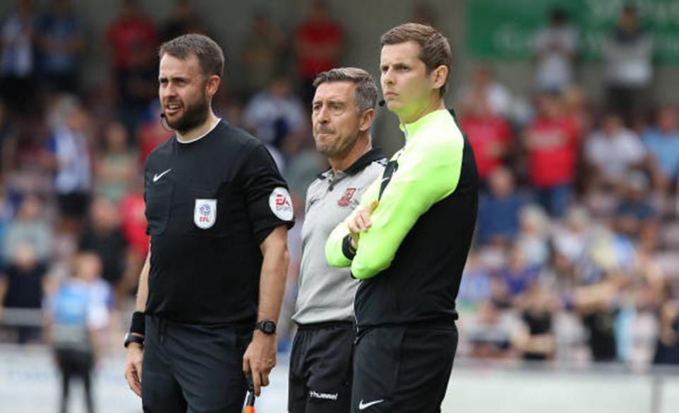 EssexReferees's tweet photo. All the best to our very own, Garry Maskell, who will be waving the flag for the 258th and the final time on the @EFL today at Chesterfield vs. Fleetwood Town.

A journey that began in the parks of Southend-on-Sea and saw Garry officiate The FA Challenge Vase Final at Wembley Stadium in 2023, all the best for the future.