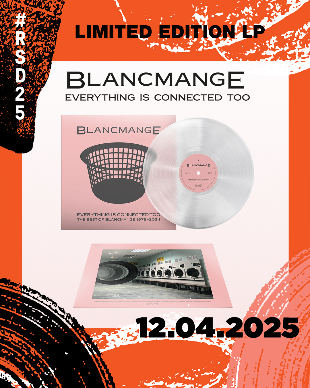 Blancmange - Everything Is Connected Too: The Best Of 1979-2024, RSD 2025 Coloured Vinyl LP Blancmange - Everything Is Connected Too: The Best Of 1979-2024, RSD 2025 Coloured Vinyl LP