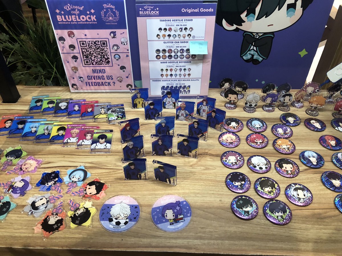valeriverse's tweet photo. WENT TO THE BLUE LOCK CAFE TODAY!!!! 🗣️🗣️🗣️🗣️ https://t.co/zShq4EEOJp