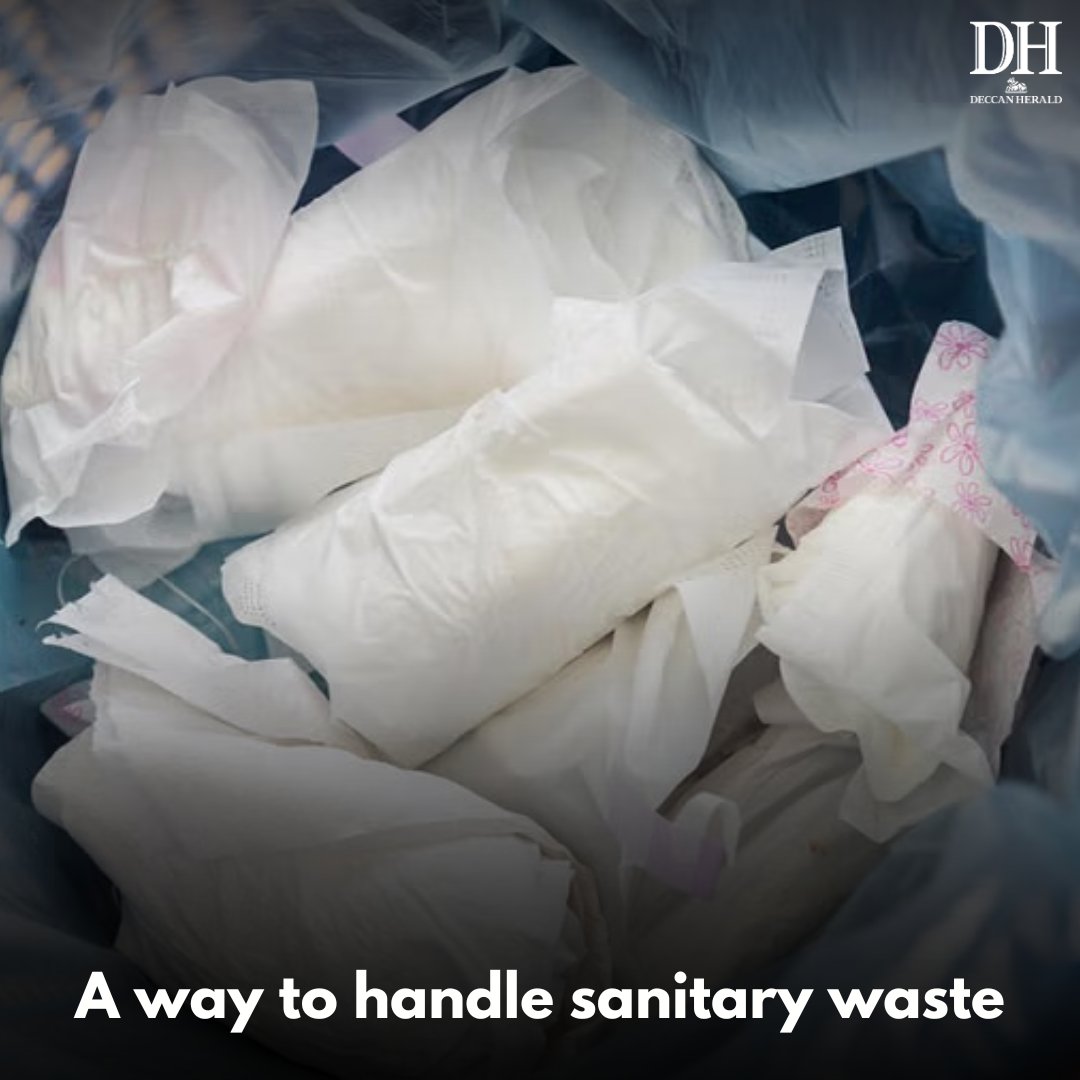DeccanHerald's tweet image. After sending 60-70 tonnes of #sanitarywaste to #landfill every day for years, the Bruhat Bengaluru Mahanagara Palike (#BBMP) now aims to manage the waste as scientifically as possible.

ow.ly/taxp50VzkWh