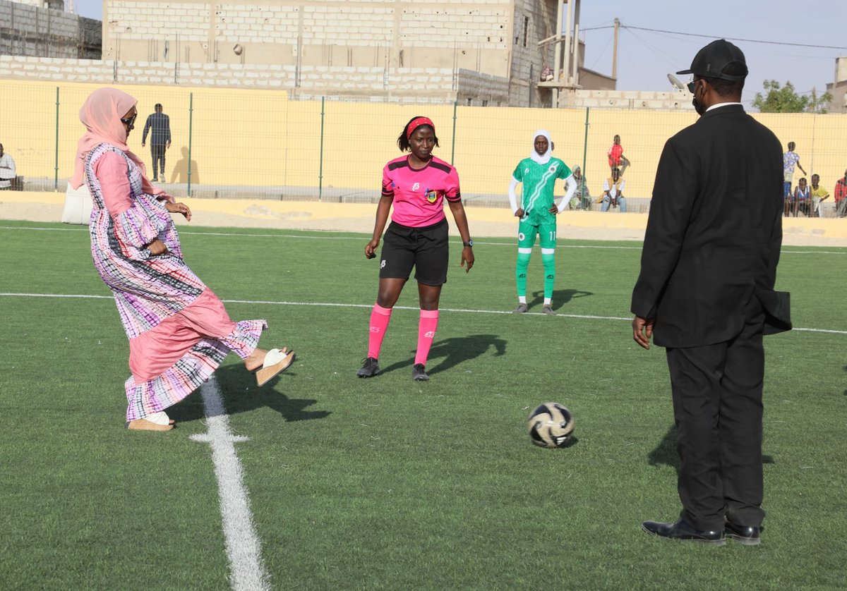 Démarrage du championnat D1 Féminin !!!!
<a href="/AYahya_ffrim/">Ahmed YAHYA</a> <a href="/ffrim/">FFRIM</a> <a href="/SarBareman/">Dame Sarai Bareman DNZM</a> <a href="/fifacom_fr/">FIFA (Français)</a> <a href="/mauritaniefoot/">Lassana Camara</a>